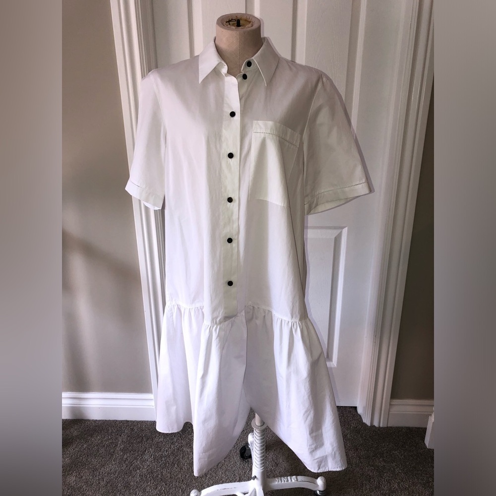 Lafayette 148 New York White Dress size medium
